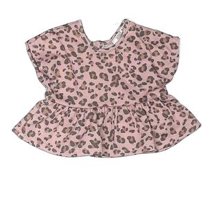 NWT Little Mass Leopard Top 3M